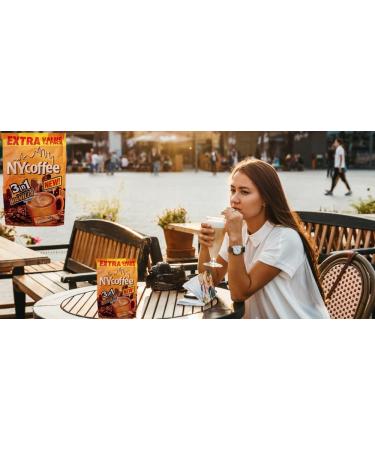 NYCoffee 3 in 1 Sachets (48) Vanilla Flavour Bundled With Temas Store 48 Coffee Stirrers| Vanilla Coffee Sachets Individually Wrapped | Add Hot Water & Stir |Instant Coffee Gifts For Coffee Lovers - Buy Online on GoSupps.com