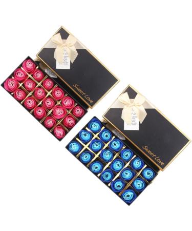 PLAFOPE 2boxes Creative Women+perfume Perfumes for Women Clipper Holders for Barbers Motherd Day Mothered Day Fragrance for Women Flower Soap Womens+perfume Box Rose - Buy Online on GoSupps.com