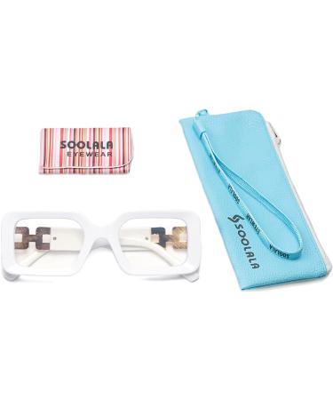 SOOLALA The Reading Glasses Company Blue Light Blocking Womens Reading Glasses White 2.5 x - Buy Online on GoSupps.com