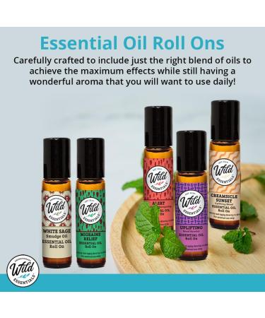Wild Essentials Palo Santo Essential Oil Roll-On 10ml | 100% Pure & Organic | Cleansing Purifying Relaxing | Premium Grade Natural Moisturizer - Buy Online on GoSupps.com