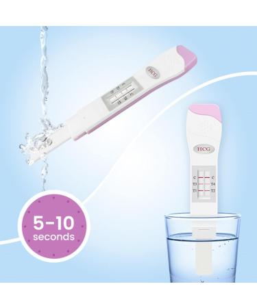 AccuFast Pregnancy Test - Early Detection HCG Urine Test (2 Tests) | 99.99% Accuracy & Weekly Determination for Pregnancy - Buy Online on GoSupps.com