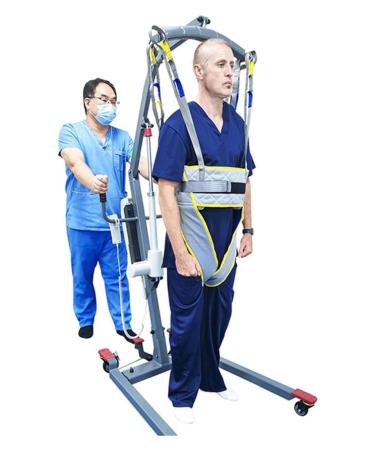 Liulijun Transfer Still Sling full body lift loop standing walking aids belt belt thighs hips waist lumbar spine back support leg trainer practice blue