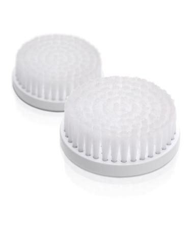 Replacement Heads (2 Pack) for The Professional Skin Care System by ToiletTree Products (Meduim Facial Brush) Medium Facial Brush