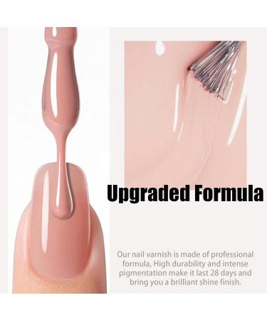 Nude Nail Polish - Nail Varnish - Quick Dry Nail Polish - Milk Tea Color Nail Polish - Neutral Color Nail Varnish - Long Lasting Nail Polish for Diy Nail Art Manicure At Home Salon - Buy Online on GoSupps.com