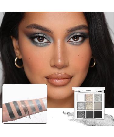  BUTBU T Eyeshadow Palette 9 Shades Highly Pigmented Smoky Eye Makeup Kit Long Lasting Matte & Shimmer Finishes Travel Eyeshadow Palettes - Buy Online on GoSupps.com