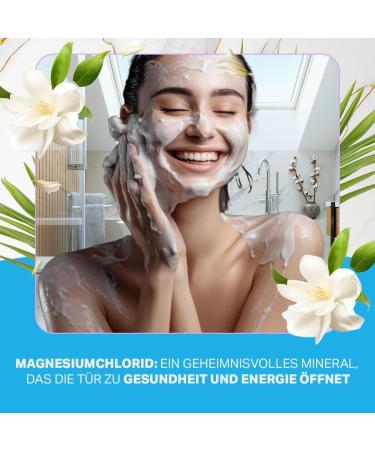Solup Magnesium Chloride 900g - 100% Natural Magnesium Flakes for Bathing - Ideal for Magnesium Deficiency - International Shipping - Buy Online on GoSupps.com