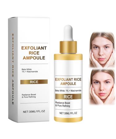Peel Shot Glow Ampoule Peel Shot Ampoule De S rum Exfoliant Au Rizs Blanc Soins De La Peau Cor enne xfoliant Doux Am liore la Peau Rugueuse Hydrate Illumine 30ML