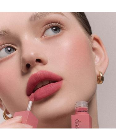 Dasique Cream de Rose Tint (03 Dreaming) | Velvet Matte Lip Stain with Rose Water | Vegan & Cruelty-Free - Buy Online on GoSupps.com