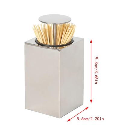 Automatic Toothpick Box | Toothpick Container Dispenser | Press Dispenser for Home Bars Clubs & Cafes | Luckxing International Shipping - Buy Online on GoSupps.com