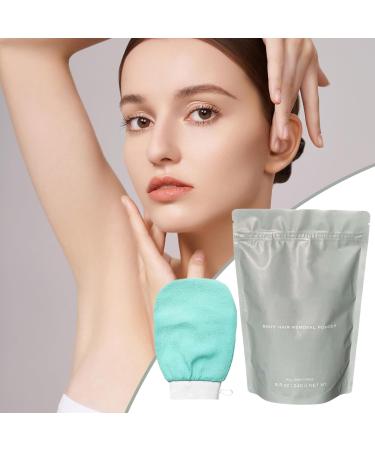 ccuzs Hair remover powder wax shaving powder sensitive skin formula gentle longlasting smooth result for bikini area face legs chest underarms men and women 240 g - Buy Online on GoSupps.com