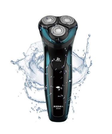 SID Electric Razor for Men with Pop-Up Trimmer USB Quick Rechargeable IPX7 Waterproof Shavers for Men