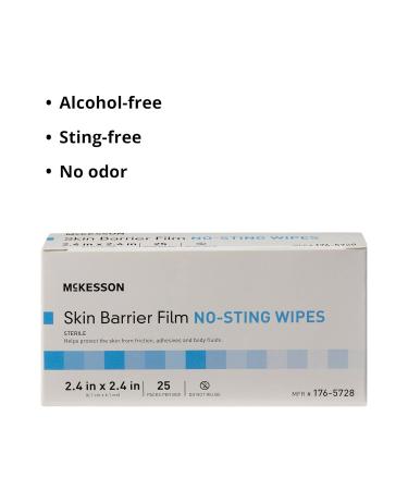 McKesson Sterile Skin Barrier Film No Sting Body Wipe, 25 Individual Packets - Buy Online on GoSupps.com