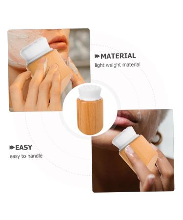 Beech Wood Facial Cleansing Brush | Eco-Friendly Face Scrubber for Skincare | Manual Facial Cleaning Brush - Buy Online on GoSupps.com
