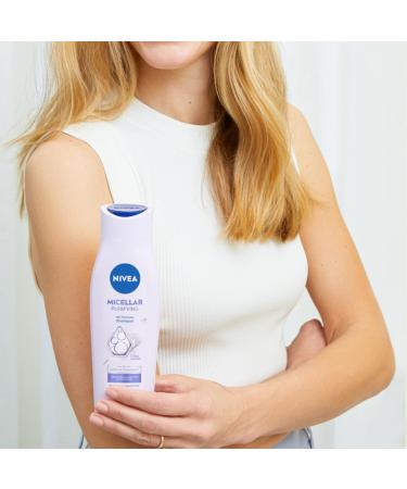 NIVEA Micellar Purifying Shampoo with Micellar Technology Refreshing Hair 400 ml - Buy Online on GoSupps.com