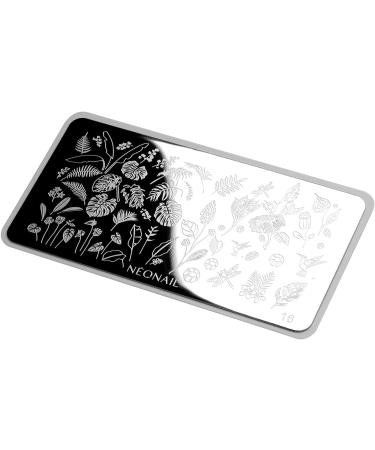 Neonail Stamping Plate 16 | Nail Art Stencil for Creative Designs | Perfect for French Nails | International Shipping Available - Buy Online on GoSupps.com