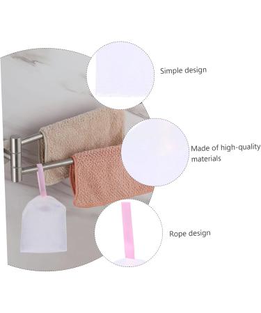 AUTSUPPL 3pcs Foaming Net Exfoliating Mesh Soap Pouch Travel Soap Sack Saver Soap Foaming or White - Buy Online on GoSupps.com