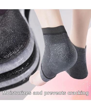 JOCXZI 3 Pairs of Moisturizing Heel Socks - Ventilated Gel Heel Open Toe Socks Heel Socks Gel Socks Open Toe Socks Moisturizing Socks for Cracked Dry Heels - Buy Online on GoSupps.com