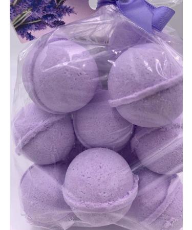 SpaPure TASSIE LAVENDER Bath Bombs - 14 Bath Fizzies made with Shea  Mango and Cocoa Butter  Ultra Moisturizing (12 Oz) Great for Dry Skin  All Skin Types (Tassie Lavender FBA)