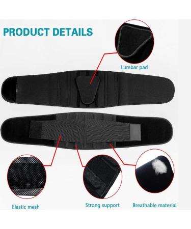Buy XX-Large Medical Lumbar Support Belt for Disc Protrusion & Muscle Strain Relief - Optimal Posture & Pain Relief Anytime Anywhere - Buy Online on GoSupps.com