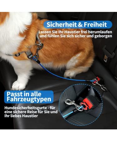 Buy Mi Metty Strap Off Dog Car Leash - Bite-Resistant Steel Wire 32 Inch/80 cm for All Dogs - Durable & Secure Black - Buy Online on GoSupps.com