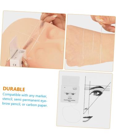 FOMIYES 2pcs Specialty Tools Pro Tools Eyebrow Measuring Tool Measuring Ruler Positioning Ruler Ink Make up 4.6x1.8x7.5cmx2pcs Whitex2pcs - Buy Online on GoSupps.com