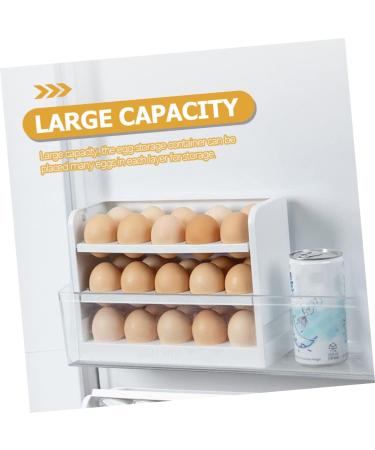 ABOOFAN Household Storage Container Holder Rack Organizer Egg Door for Tier Refrigerator Tray - Buy Online on GoSupps.com
