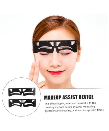 MAGICLULU 4 Pcs Eyebrow Ruler Eyebrow Stencil Template Practical Female Makeup Tool Artifact Make up - Buy Online on GoSupps.com