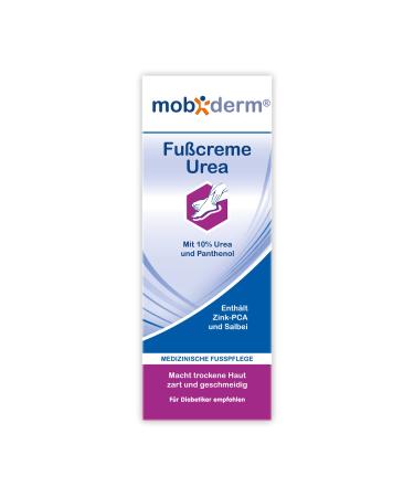 Mobiderm Foot Cream with 10% Urea & Panthenol - Medical Foot Care for Diabetics | 100 ml - Buy Online on GoSupps.com