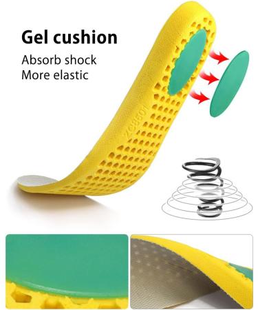 Buy Winter Orthopedic Shoe Insoles | Gel Insoles for Hiking & Work | Plantar Fasciitis Relief | Warm Sole Massaging Foot Support (37-38) - Buy Online on GoSupps.com