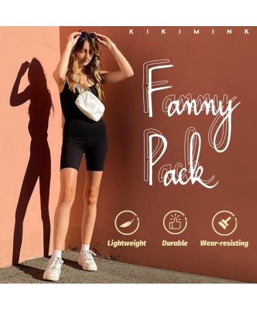 KIKIMINK Mini Fanny Pack - Adjustable Belt Bag for Women Men - Crossbody Waist Pack for Travel & Fitness - Black - Buy Online on GoSupps.com