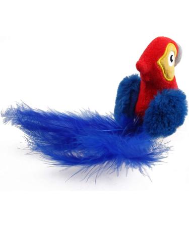 Buy GiGwi Melody Chaser Electric Cat Toy - Fluffy Plush Parrot with Motion-Dependent Sounds | International Shipping - Buy Online on GoSupps.com