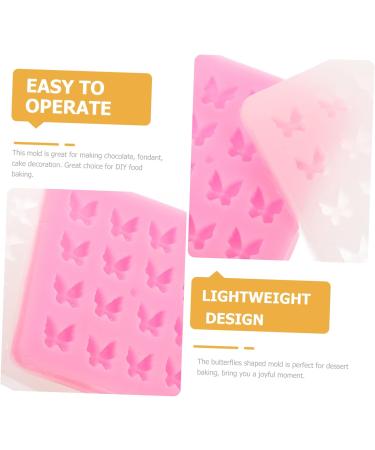 Zerodeko 2pcs Butterfly Epoxy Mold Chocolate Silicone Candle Molds Gum Cake Fondant Molds Soft 3 Cubes - Buy Online on GoSupps.com