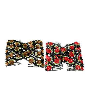 minkissy Rhinestone Barrettes Wedding Hair Clip Bridal Headpieces for Wedding Bridal Hair Clip Rhinestone Headpiece Hair Clips Flower Hair Clip Comb Hair Accessory Bride Prom Headband