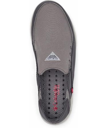 Columbia Men's Bahama Vent PFG Boat Shoe 10.5 - Titanium/Bright Red - Buy Online on GoSupps.com