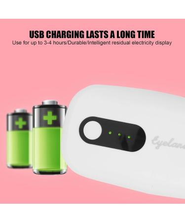 Eyelash Fan Dryer USB Mini Fan Air Conditioning Blower Electric Bladeless Cooling Fan Rechargeable Grafting Eyelashes Glue Dryer Fan for Eyelash Extension(White) - Buy Online on GoSupps.com