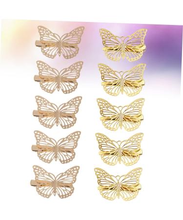 FRCOLOR Hairpin Metal Hair Clip metal hair claw clips head clip decorative hair clips Hairpins hair clips metallic hair clamps Golden hair clip Bobby Pin hollow Headdress - Buy Online on GoSupps.com