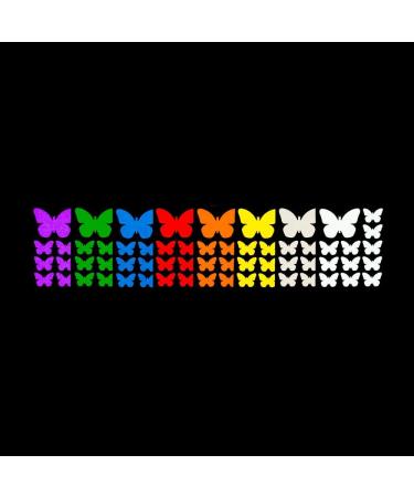 RydeSafe Reflective Decals - Purple Butterflies Kit | High Visibility Safety Decals - Buy Online on GoSupps.com