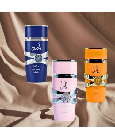 LATTAFA Yara Yara Tous & Asad Zanzibar EDP Sprays 100ML (3.4 OZ) Immerse Yourself In Scents That Redefine Elegance. (PREMIUM BUNDLE) - Buy Online on GoSupps.com