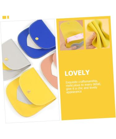 Leather Period Bag Purse Holder for Menstrual Pads and Lipstick - Compact and Reusable - 1 Count - Buy Online on GoSupps.com