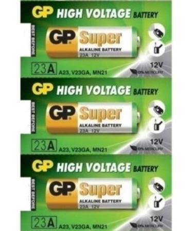 Buy My Battery Supplier Replacement 3 Pack of GP23AE GP 23A MN21 A23 V23GA VR22 12 Volt Batteries - International Shipping Available - Buy Online on GoSupps.com