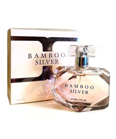 Bamboo Silver Perfume - 100ml/3.4 Fl Oz Eau De Parfum Vaporisateur Spray - Long Lasting Bergamot Orange Blossom Casablanca and More !