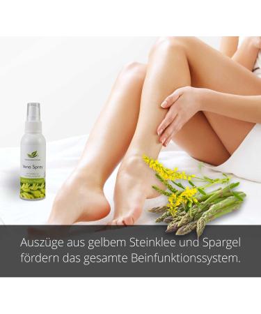 Naturprodukte Schwarz Vena Leg & Vein Spray - Sweet Clover Asparagus & Birch | 100ml - Boost Circulation & Relieve Legs - Buy Online on GoSupps.com