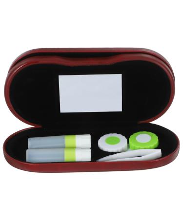 Partykindom 1 set double -sided glasses case 2 in 1 glasses case travel accessories hard glasses case for women double glasses case.