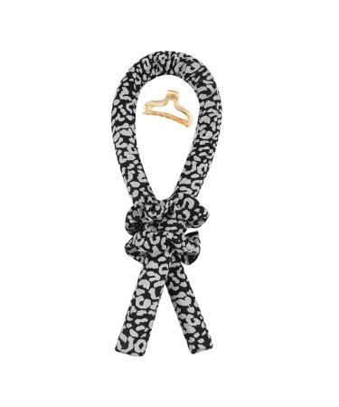 HMMJ Women Heatless Curling Rod Headband No Heat Curl Silk Ribbon with Hair Clips and Scrunchie Sleeping Hair Rollers DIY Hair Styling Tools Kit for Soft Headband Wave Formers Hair Curlers 11