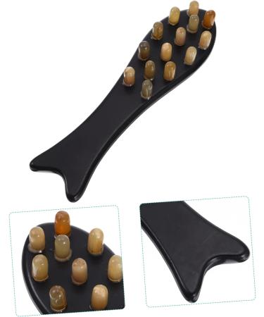 FRCOLOR Peigne Massage Naturel pour Femme Corne de B uf Soulage la Fatigue et Stimule le Chevelu - Buy Online on GoSupps.com