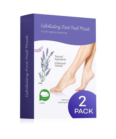 Foot Peel Mask for Baby Soft Feet - Exfoliate Calluses with Lavender and Aloe Vera - Callus Remover for Men and Women - 2 Pairs - Buy Online on GoSupps.com