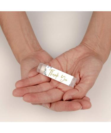 Andaz Press Winter Watercolor Snowflakes and Gray Florals Baby Shower Party Collection Lip Balm Baby Shower Party Favors Thank You All for Coming Baby Shower Party Favors 12- Pack Thank You Lip Balm - Buy Online on GoSupps.com