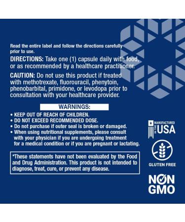 Life Extension Homocysteine Resist - 60 Vegetarian Capsules (Pack of 2) - Vitamin B2, B6, B12, Folate - Non-GMO, Gluten-Free - Buy Online on GoSupps.com