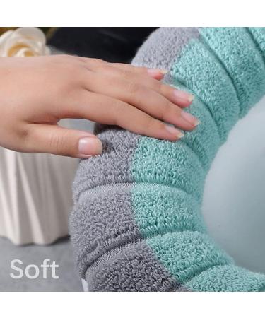 4Pcs Soft Toilet Seat Cover Pads | Thicker, Warmer & Washable | Fits All Oval Toilet Seats - Buy Online on GoSupps.com