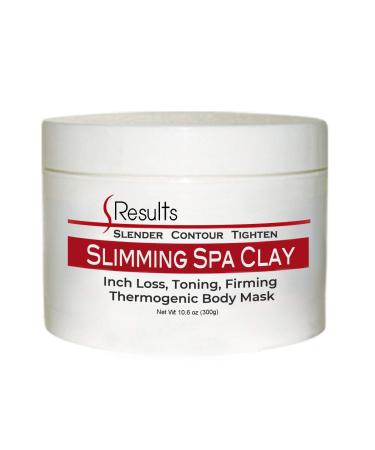 SResults Slimming Spa Clay Thermogenic Body Mask promotes Inch Loss, Firms and Contours the Skin, Anti-Cellulite and Antioxidant Formula